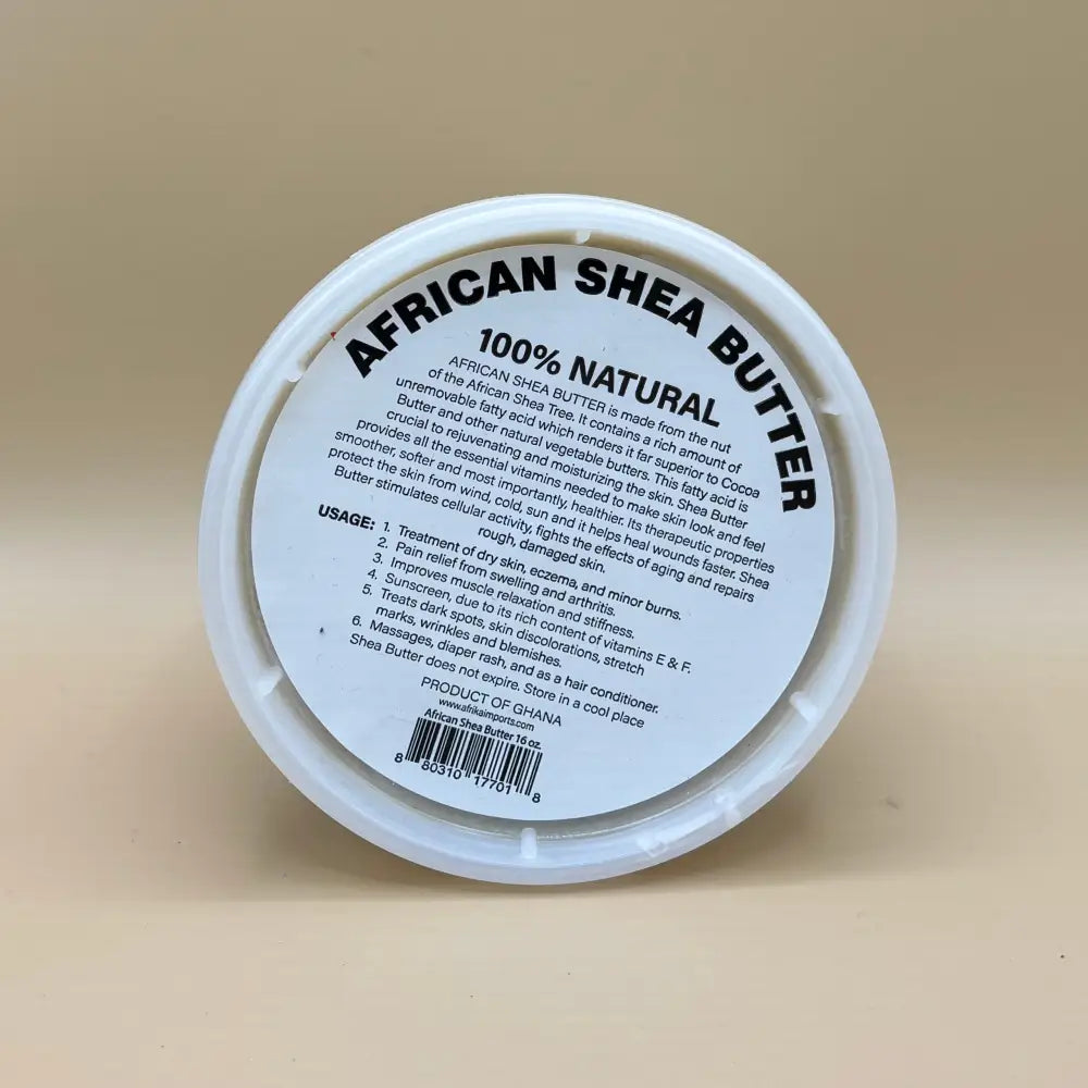 100% Natural African Shea Butter - 16 oz Skin Care