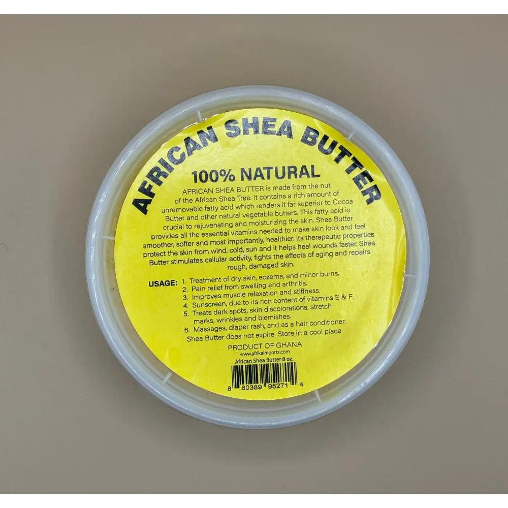 100% Natural African Shea Butter - 8 oz Skin Care