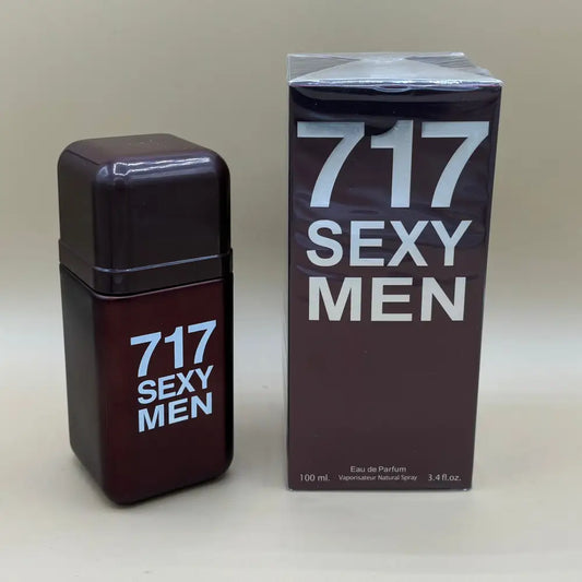 717 Sexy Men (SP) Eau De Parfum Spray Amber Woody fragrance for 3.4 fl oz - Perfume