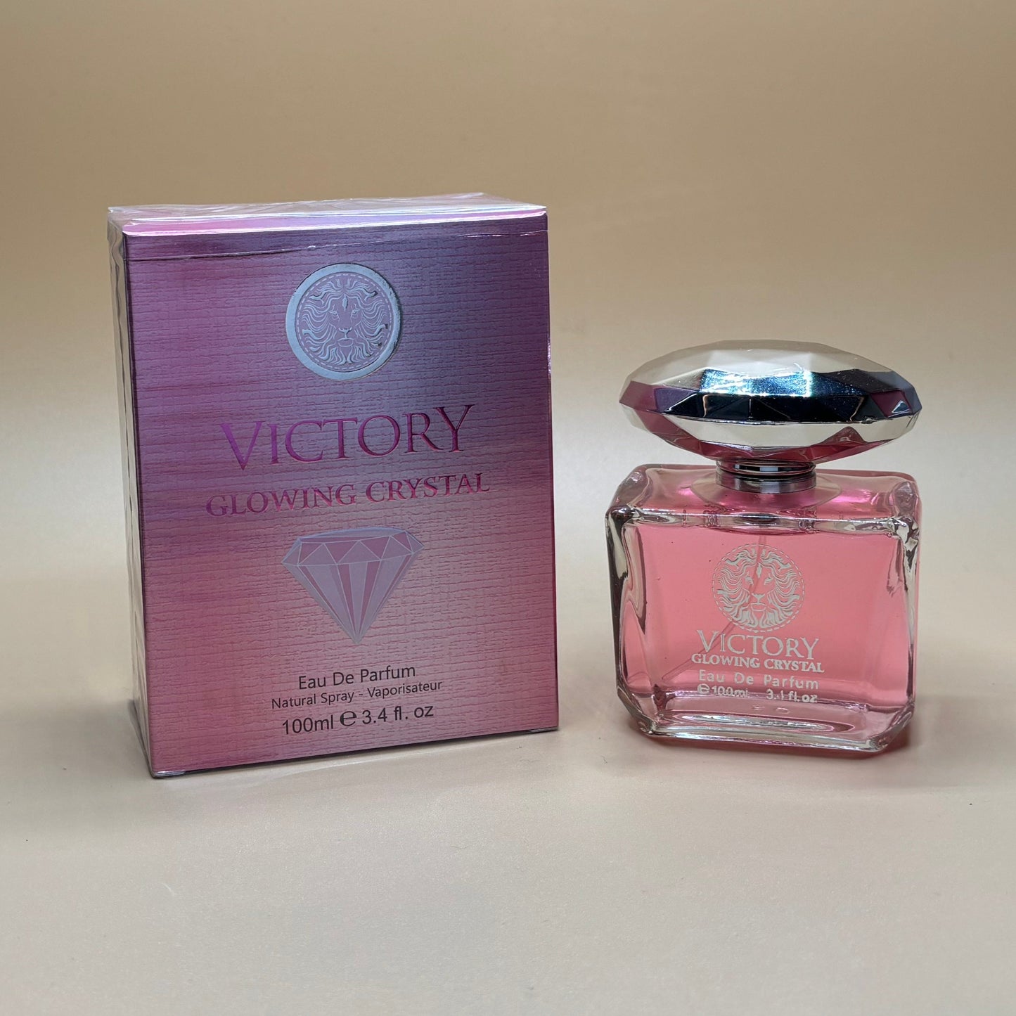 Victory Glowing Crystal Eau de Parfum Natural Spray Vaporizateur 3.4 oz