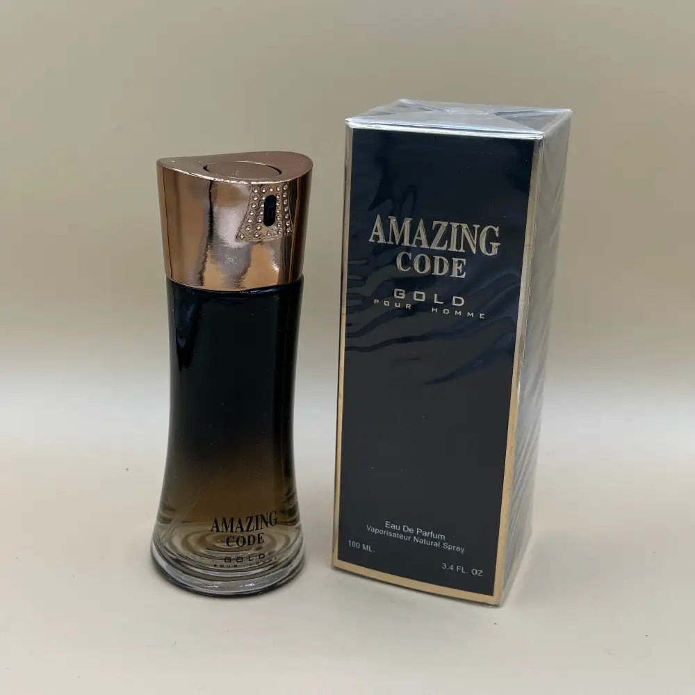 Amazing Code Gold Pour Homme Eau de Parfum Cologne Perfume 3.4 fl oz - Perfume