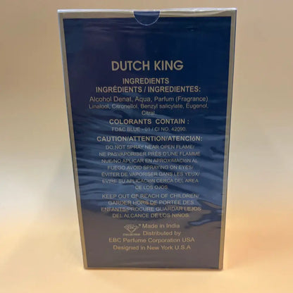 Dutch King Eau De Parfum Natural Spray Vaporisateur 3.4 fl oz - Perfume