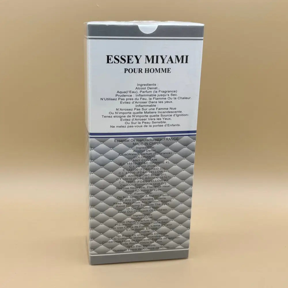 Essey Miyami Perfum Man Para Hombre Edt By Secret Plus 3.4 fl oz - Perfume