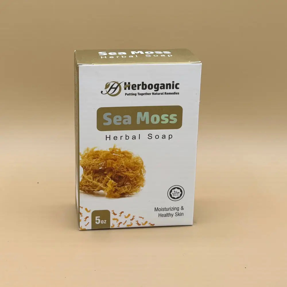 Herbobamic Sea Moss Herbal Soap 5 oz - Skin Care