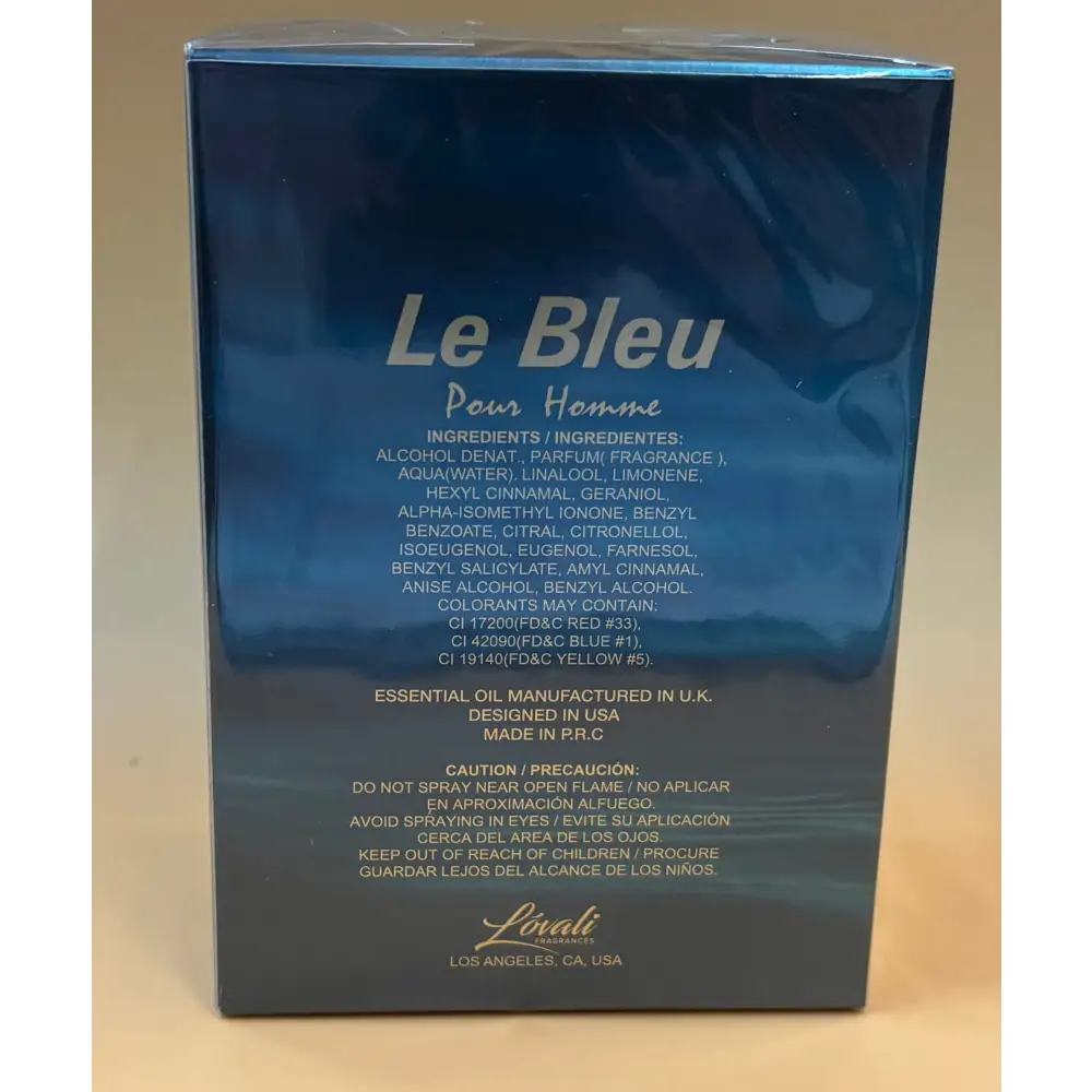 Le Bleu Pour Homme Eau De Parfum Vaporisateur Natural Spray 3.4oz - Perfume