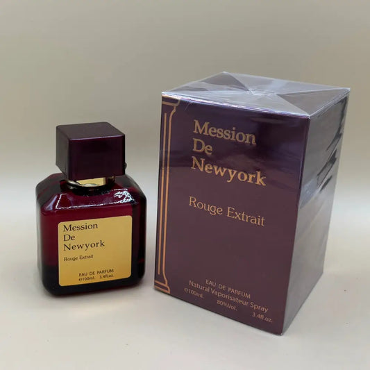 Mession de NewYork Rouge Extrait for Eau De Parfum Men and Women 3.4 fl oz - Perfume