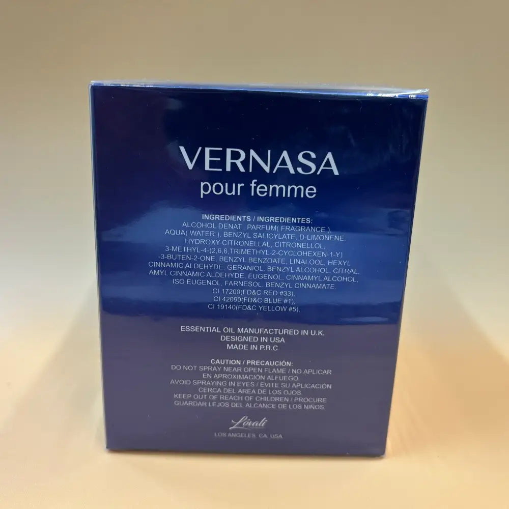 Vernasa Pour Femme Galaxy Blue Eau De Parfum Natural Spray 3.4 fl oz - Perfume