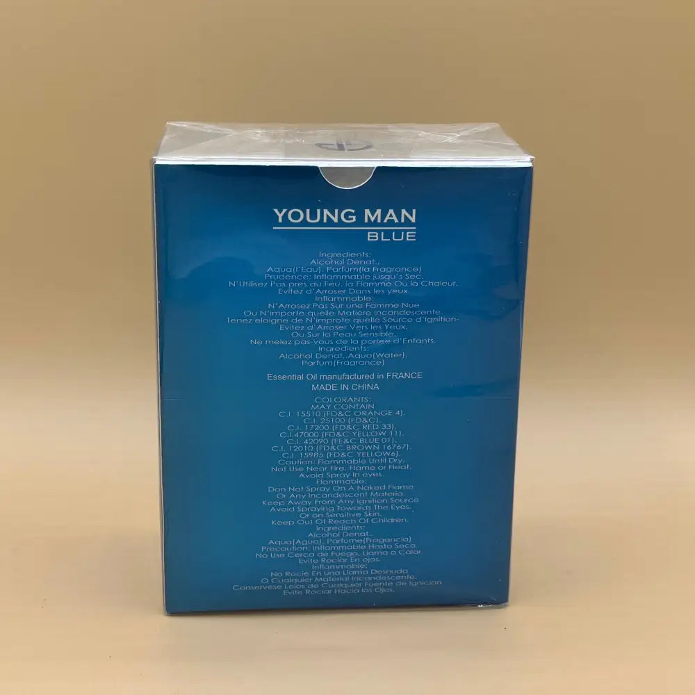 Young Man Blue Secret Plus Eau de Toilette Cologne Perfume 3.4 fl oz - Perfume